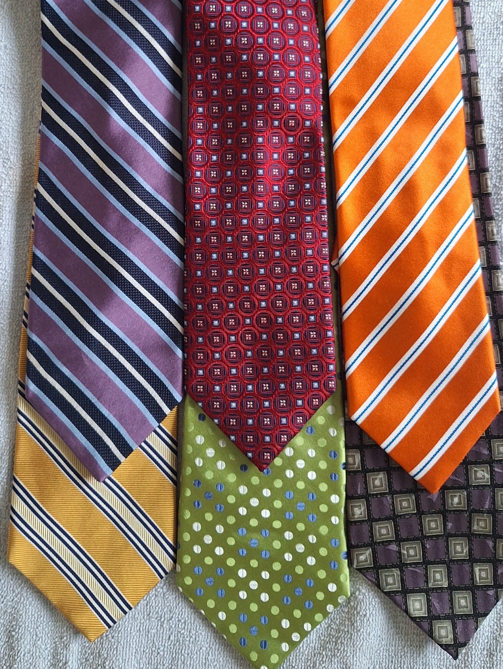 6 Man Ties Bundel .100%Silk Brooks Brothers,Tasso Elba, Nicol Miller, Standford — image 4 of 7